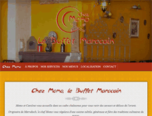 Tablet Screenshot of buffet-marocain.com